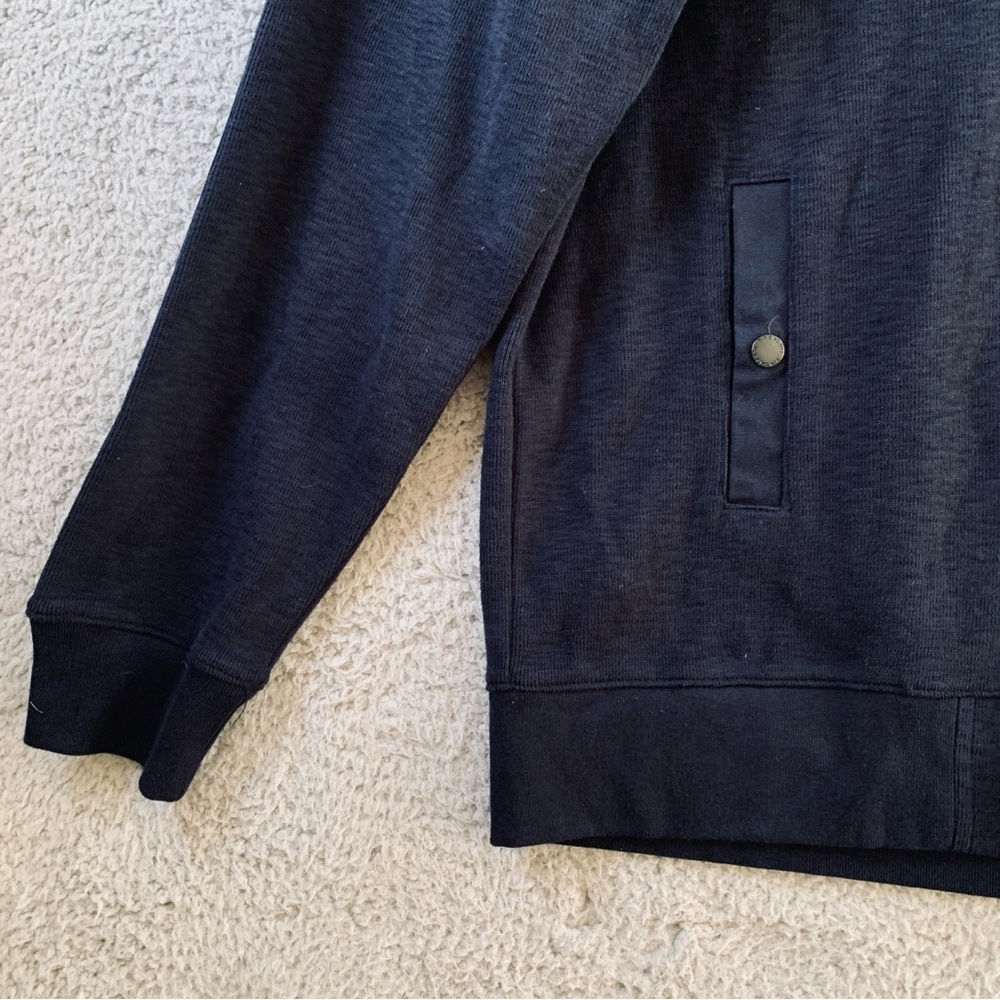 Ben Sherman Sweater Jacket Men's Zipper Knit Cotton Blend Navy Size‎ XL - Picture 9 of 16